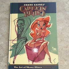 Cartoon Retro The Art of Shane Glines Volume 1 Brand Studio Press RARE Excellent