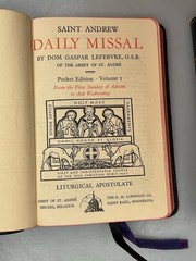 1951 Pocket Size Slipcase 4 Vol. Edition Saint Andrew Daily Missal Catholic Mass