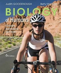Biology of Humans: – Paperback, by Goodenough Judith; McGuire – Very Good o