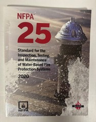 5 x NFPA 25 Standard for the Inspection Testing & Maintenance Water Based System