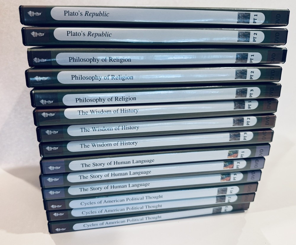 THE GREAT COURSES DVD SETS W/GUIDE – 5 Courses – 28 DVDs – Teaching Company