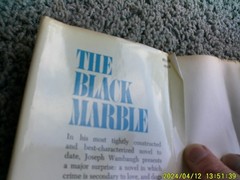 THE BLACK MARBLE: a novel by Joseph Wambaugh. 1st edition 1978 w/DJ. INSCRIBED