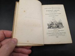 1822 Robinson Crusoe 2 vo. *Original Paper Bindings* Unique Printing