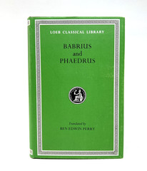 Babrius and Phaedrus Loeb Classical Library BE Perry Hardcover Harvard Book