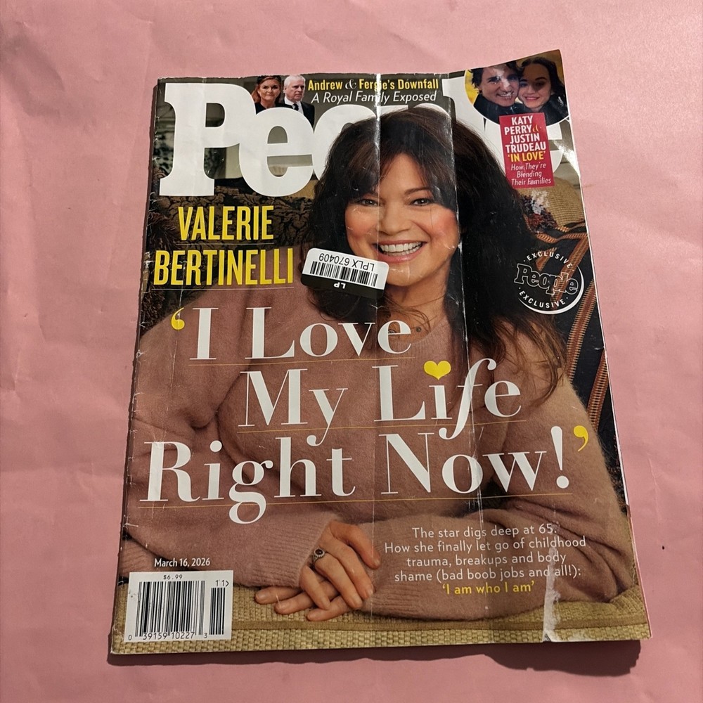 march 16, 2026 People magazine Valerie Bertinelli on cover Willa Ford + Elvis PB
