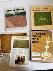 Vintage Crop Circle Book Lot Circular Evidence Circles From The Sky UFO Ephemera
