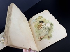 Antique 1891 Maud Humphrey Illustrated Nursery Rhymes + 1904 Baby Book