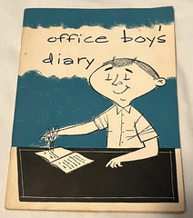 Office Boy’s Diary 1955 1st Ed. Risque Mini Book Booklet Illustrated Sex Humor