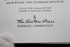 Roger Tory Peterson Field Guides Easton Press 48 volume complete set. FINE/RARE!