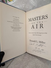🖊️Signed MASTERS OF THE AIR by Donald L. Miller (2006) Signed & Dated + Mylar!!