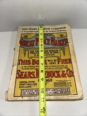 1908 Edition Sears Roebuck Paperback Book Vintage 1184 Pages, Catalogue No. 117
