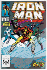 IRON MAN #240 Marvel Comics Michelinie Guice Layton 1989 FN/VFN