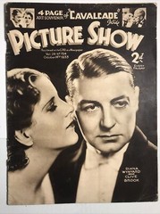 PICTURE SHOW movie Magazine October 14 1933 Diana Wynyard Clive Brook