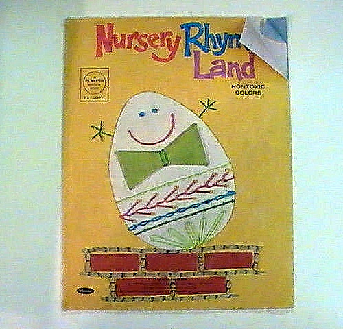 1970 Nursery Rhyme Land Whitman CLOTH BOOK