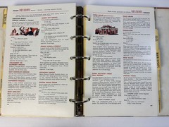 Betty Crocker’s Picture 5-Ring BINDER Cook Book Revised & Enlarged 1956 USA