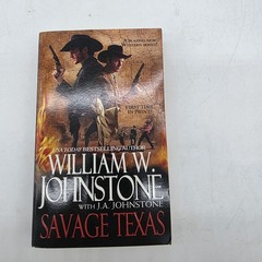 Savage Texas William W. Johnstone Pinnacle Books Black PB Western Novel Adult