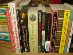 Sherlock Holmes lot of 18 softcovers mystery/Doyle/modern novels ++