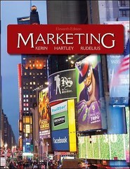 Marketing (11th edition) by Roger Kerin; Steven Hartley; William Rudelius