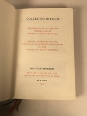 Collectio Rituum – 1964 Benziger Brothers – Priest Ritual – Latin & English
