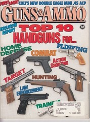 Magazine GUNS & AMMO December 1990 ! COLT Double Eagles 10mm & Officer’s Model !