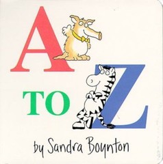 A to Z – 9780671493172, board book, Sandra Boynton