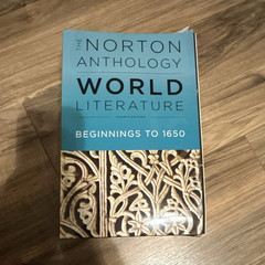 W. W. Norton World Literature: Beginnings to 1650 4th Ed Puchner PB 2017