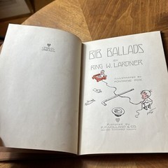 BIB BALLADS 1st Edition 1915 RING W. LARDNER CHICAGO USA P.F. VOLLAND HC