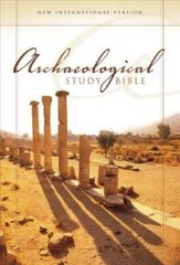 NIV, Archaeological Study Bible, Hardcover: An Illustrated Walk Through B – GOOD