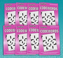 Penny Press Codewords Crosswords 4-pack