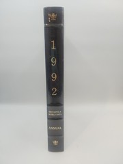 1992 Britannica Annual World Data Book of the Year Blue Leather NEW-SEALED