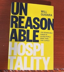 Unreasonable Hospitality by Will Guidara, Hardcover Book…..