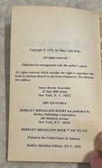 THE TREASURE CHEST by MARY LINN ROBY-JULY 1976 BERKLEY PB-GOTHIC/HORROR/SINISTER