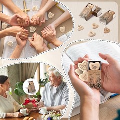 Inspirational Wooden Heart Tokens – Bulk Christian Gifts