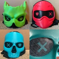 Lights Out AND Caught Up AND An into Darkness and Navessa Allen Mask