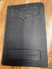 Elements of Algebra 291 International Textbook Co. ICS Staff 1933
