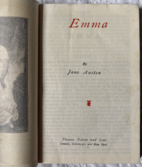 Vtg Emma By Jane Austen – Thomas Nelson and Sons – Undated