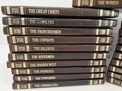 Lot of 21 The Old West Series Time Life Leatherette Books, Western Historical