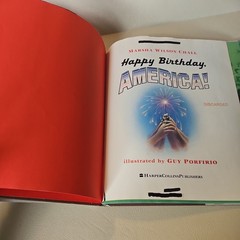 Happy Birthday, America! Hardcover Marsha Wilson Chall Vintage 250th USA