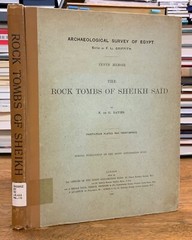 1901 Rock Tombs of Sheikh Saïd – Egypt Archaeology by N. De G. Davies, 35 Plates