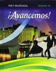 ¡Avancemos! Ser.: ¡Avancemos! : Student Edition Level 1B 2013 by HOLT…