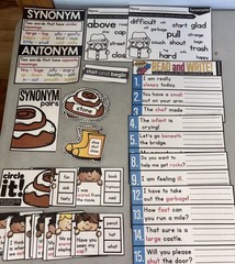 Grammar Skills Hands-On Learning Synonyms & Antonyms 1-2 Grade Centers