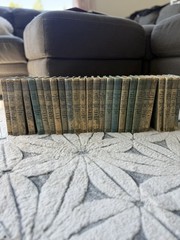 Vintage lot of 26 Nancy Drew Mystery Books Blue Tweed Covers 30’s, 40’s 50’s