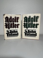 Vintage (1976) “Adolf Hitler” books by John Toland, Volumes I & II, HC/DJ