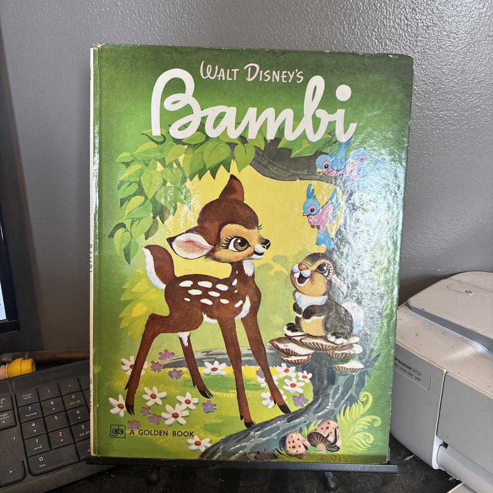 Bambi Hardcover Disney Staff, Walt Disney’s A Golden Book 29th ed 1978
