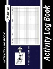 Activity Log Book: dans 11″ x 8.5″ (27.9 x 21.6 cm ) Black 110 Pages – paper…