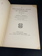 A Philosophical Study of Mysticism – Bennett 1923 MYSTIC PHILOSOPHY OCCULT RARE