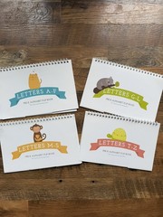 TGTB Pre-K Alphabet Flip Book A-7 (Four Books)