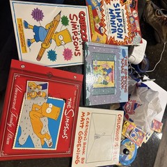 Vintage The Simpsons Lot Of 5 Books Matt Groening
