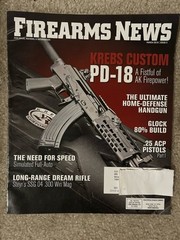 Firearms News Magazine Guns March 2018 #5 Krebs Custom PD-18