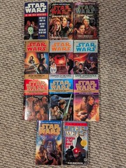 Star Wars Books 11 Paperbacks Hans Solo Trilogy Jedi Academy Black Fleet Crisis